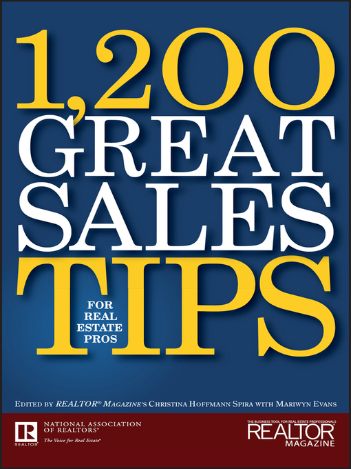 Title details for 1,200 Great Sales Tips for Real Estate Pros by Christina Hoffmann Spira - Available